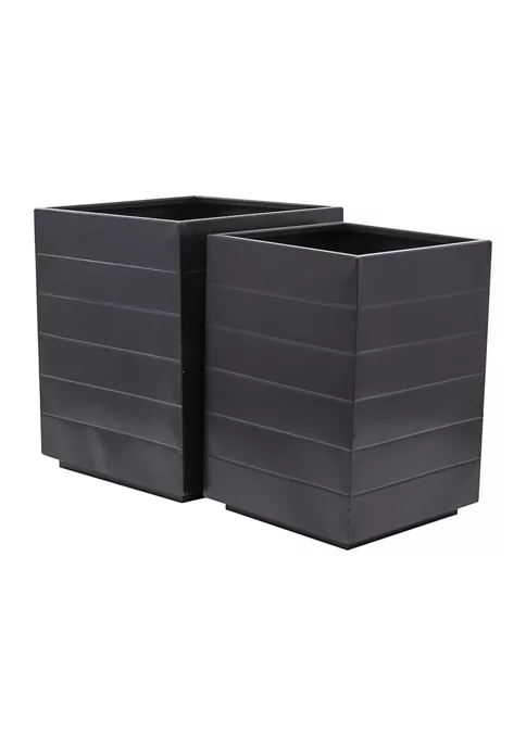 Outlet 👍 Modern Metal Planter - Set of 2 by Monroe Lane 🔔 5 Outlet 👍 Modern Metal Planter - Set of 2 by Monroe Lane 🔔 - Image 5