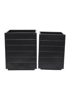 Outlet 👍 Modern Metal Planter - Set of 2 by Monroe Lane 🔔 11 Outlet 👍 Modern Metal Planter - Set of 2 by Monroe Lane 🔔 -Monroe Lane Sales Belk 30298