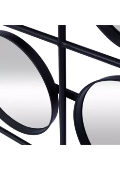 Hot Sale 💯 Modern Metal Wall Mirror by Monroe Lane ✔️ -Monroe Lane Sales Belk 30307