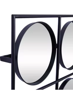 Hot Sale 💯 Modern Metal Wall Mirror by Monroe Lane ✔️ -Monroe Lane Sales Belk 30308