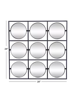 Hot Sale 💯 Modern Metal Wall Mirror by Monroe Lane ✔️ -Monroe Lane Sales Belk 30309
