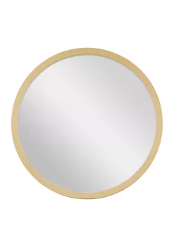 Cheapest 😍 Contemporary Wood Wall Mirror by Monroe Lane 🎉