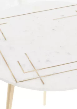 Cheap ❤️ Modern Marble Accent Table by Monroe Lane 👏 -Monroe Lane Sales Belk 30321