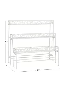 Budget 🎉 Country Cottage Metal Plantstand by Monroe Lane 💯 -Monroe Lane Sales Belk 30355