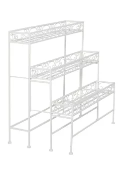 Budget 🎉 Country Cottage Metal Plantstand by Monroe Lane 💯 -Monroe Lane Sales Belk 30357