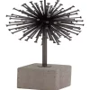 Outlet 🎁 Industrial Metal Radial Sphere Sculpture by Monroe Lane 🔥