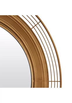 Hot Sale 🔥 Bohemian Metal Wall Mirror by Monroe Lane 🤩 -Monroe Lane Sales Belk 30495