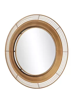 Hot Sale 🔥 Bohemian Metal Wall Mirror by Monroe Lane 🤩 -Monroe Lane Sales Belk 30497