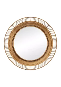 Hot Sale 🔥 Bohemian Metal Wall Mirror by Monroe Lane 🤩 -Monroe Lane Sales Belk 30498