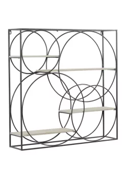 Best Sale 👍 Contemporary Metal Wall Shelf by Monroe Lane ⌛ -Monroe Lane Sales Belk 30550