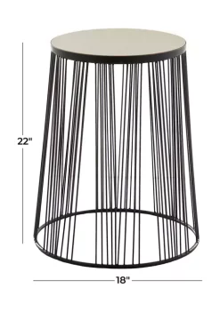 Deals ⭐ Contemporary Metal Accent Table by Monroe Lane 😍 -Monroe Lane Sales Belk 30572