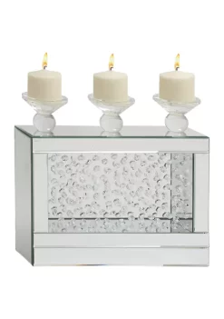 New ๐ฅฐ Glam Wood Candelabra by Monroe Lane ๐คฉ