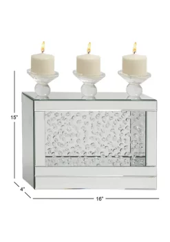 New 🥰 Glam Wood Candelabra by Monroe Lane 🤩 -Monroe Lane Sales Belk 30587