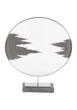 Outlet 🔔 Contemporary Stainless Steel Sculpture by Monroe Lane 🌟 -Monroe Lane Sales Belk 30600