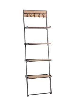 Promo 🤩 Brown Metal Farmhouse Wall Shelf by Monroe Lane 🌟 -Monroe Lane Sales Belk 30614