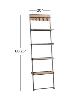 Promo 🤩 Brown Metal Farmhouse Wall Shelf by Monroe Lane 🌟 -Monroe Lane Sales Belk 30616