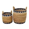 Discount 😉 Bohemian Banana Leaf Storage Basket - Set of 2 by Monroe Lane 😉
