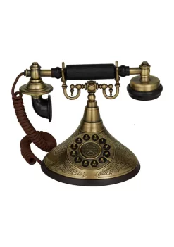 Best Sale 🔥 Vintage Metal Telephone by Monroe Lane 😍