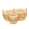 Best Sale 😉 Contemporary Seagrass Storage Basket - Set of 3 by Monroe Lane 😀