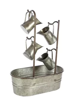 Budget ⌛ Farmhouse Metal Fountain by Monroe Lane 🤩 -Monroe Lane Sales Belk 30712
