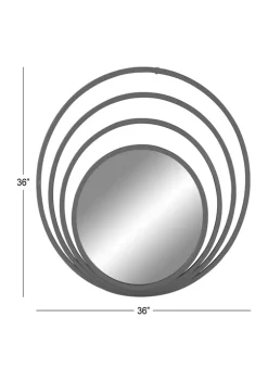 Deals 👏 Iron Wall Mirror by Monroe Lane 🛒 -Monroe Lane Sales Belk 30722