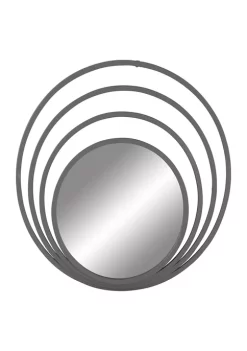 Deals 👏 Iron Wall Mirror by Monroe Lane 🛒 -Monroe Lane Sales Belk 30723