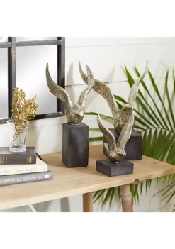 Outlet 🛒 Contemporary Polystone Sculpture - Set of 3 by Monroe Lane 🤩 -Monroe Lane Sales Belk 30743