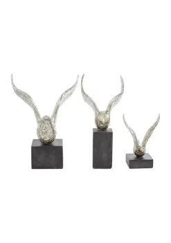 Outlet 🛒 Contemporary Polystone Sculpture - Set of 3 by Monroe Lane 🤩 -Monroe Lane Sales Belk 30745