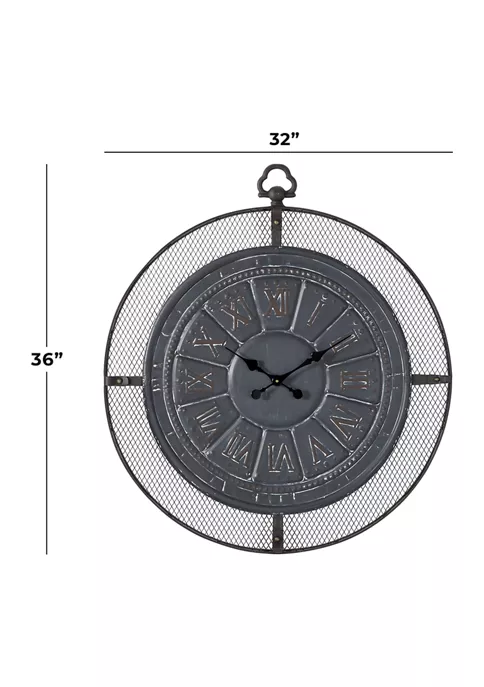 Wholesale ๐ Iron Industrial Wall Clock by Monroe Lane ๐ 6 Wholesale ๐ Iron Industrial Wall Clock by Monroe Lane ๐ - Image 6