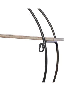 Budget 👍 Contemporary Metal Wall Shelf by Monroe Lane 💯 -Monroe Lane Sales Belk 30791