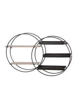 Budget 👍 Contemporary Metal Wall Shelf by Monroe Lane 💯 -Monroe Lane Sales Belk 30792