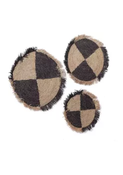 Best deal 👍 Bohemian Dried Plant Wall Decor - Set of 3 by Monroe Lane 🌟 -Monroe Lane Sales Belk 30797