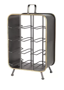 Best reviews of 🤩 Industrial Metal Wine Rack by Monroe Lane 🥰 -Monroe Lane Sales Belk 30847
