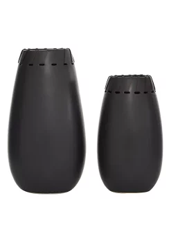 Outlet 🤩 Modern Ceramic Vase - Set of 2 by Monroe Lane 🔔