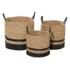 Budget 🌟 Modern Seagrass Storage Basket - Set of 3 by Monroe Lane ✨