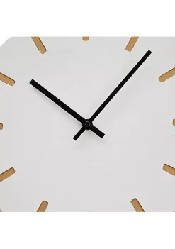 Promo 🎁 Glam Metal Wall Clock by Monroe Lane 👍 -Monroe Lane Sales Belk 30965