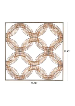 Best deal ✔️ Modern Metal Wall Decor by Monroe Lane ✔️ -Monroe Lane Sales Belk 30993