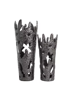 Deals 🎉 Contemporary Aluminum Vase - Set of 2 by Monroe Lane 😉 -Monroe Lane Sales Belk 31009