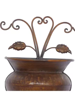 Cheap 🧨 Traditional Metal Planter by Monroe Lane 🥰 -Monroe Lane Sales Belk 3101
