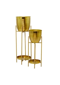 Wholesale โค๏ธ Modern Metal Planter - Set of 2 by Monroe Lane ๐ 10 Wholesale โค๏ธ Modern Metal Planter - Set of 2 by Monroe Lane ๐ -Monroe Lane Sales Belk 31014