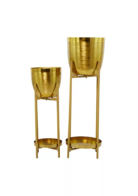 Wholesale โค๏ธ Modern Metal Planter - Set of 2 by Monroe Lane ๐ 6 Wholesale โค๏ธ Modern Metal Planter - Set of 2 by Monroe Lane ๐ - Image 6