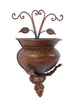 Cheap 🧨 Traditional Metal Planter by Monroe Lane 🥰 -Monroe Lane Sales Belk 3102