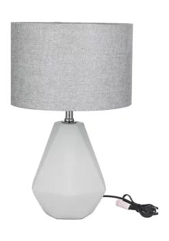 Promo 🎁 Modern Cement Table Lamp by Monroe Lane 🎁 -Monroe Lane Sales Belk 31020