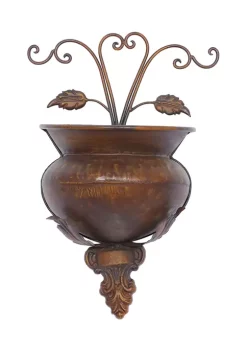 Cheap 🧨 Traditional Metal Planter by Monroe Lane 🥰 -Monroe Lane Sales Belk 3103