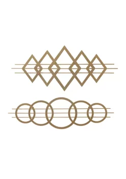 Coupon π Contemporary Metal Wall Decor - Set of 2 by Monroe Lane π₯