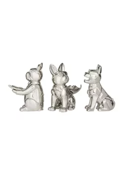 Buy 😉 Glam Porcelain Sculpture - Set of 3 by Monroe Lane ❤️ -Monroe Lane Sales Belk 31052