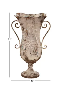 Coupon 🔔 Vintage Metal Vase by Monroe Lane ⌛ -Monroe Lane Sales Belk 3107