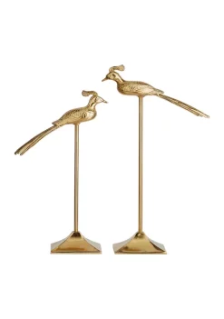 Wholesale 😀 Eclectic Aluminum Sculpture - Set of 2 by Monroe Lane 😀 -Monroe Lane Sales Belk 31075