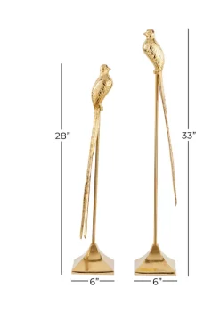 Top 10 🧨 Eclectic Aluminum Sculpture - Set of 2 by Monroe Lane ⌛ -Monroe Lane Sales Belk 31079