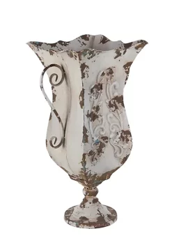 Coupon 🔔 Vintage Metal Vase by Monroe Lane ⌛ -Monroe Lane Sales Belk 3108